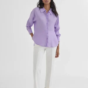 Lola Casademunt Camisas Y Blusas<Camisa monocolor CRUDO