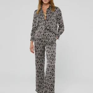 Lola Casademunt Camisas Y Blusas<Camisa monograma M NEGRO-CRUDO