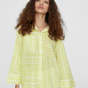 Lola Casademunt Camisas Y Blusas<Camisa oversize logomania AZULELECTRICO