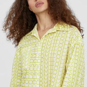 Lola Casademunt Camisas Y Blusas<Camisa oversize logomania AZULELECTRICO