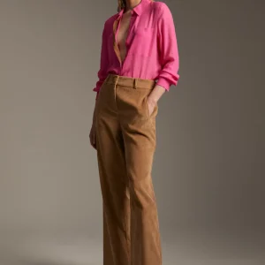Lola Casademunt Camisas Y Blusas<Camisa transparencia bolsillos ROSA