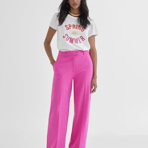 Lola Casademunt Camisetas Y Tops<Camiseta básica Summer BLANCO-ROJO