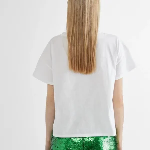 Lola Casademunt Camisetas Y Tops<Camiseta city verde BLANCO-ROJO