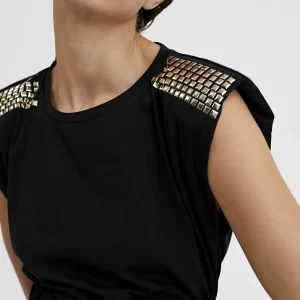 Lola Casademunt Camisetas Y Tops<Camiseta con cinturon BLANCO
