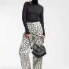 Lola Casademunt Camisetas Y Tops<Camiseta cuello alto NEGRO