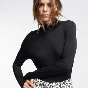 Lola Casademunt Camisetas Y Tops<Camiseta cuello alto NEGRO