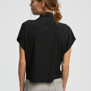 Lola Casademunt Camisetas Y Tops<Camiseta cuello perkins NEGRO