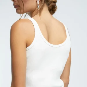 Lola Casademunt Camisetas Y Tops<Camiseta de tirantes BLANCO
