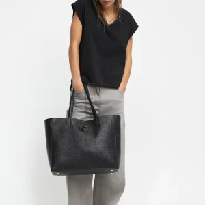 Lola Casademunt Camisetas Y Tops<Camiseta detalle cadena NEGRO