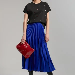 Lola Casademunt Camisetas Y Tops<Camiseta detalle joyas NEGRO