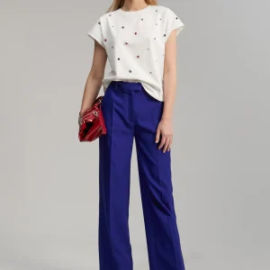 Lola Casademunt Camisetas Y Tops<Camiseta detalle joyas NEGRO
