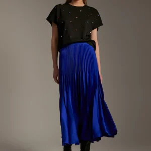 Lola Casademunt Camisetas Y Tops<Camiseta detalle joyas NEGRO