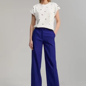 Lola Casademunt Camisetas Y Tops<Camiseta detalle joyas NEGRO