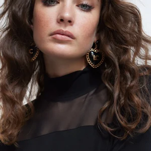 Lola Casademunt Camisetas Y Tops<Camiseta detalle transparencia NEGRO