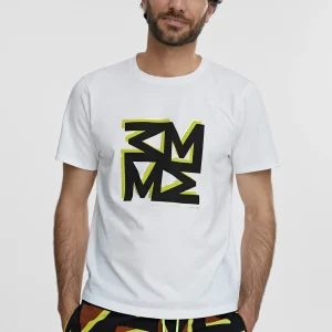 Lola Casademunt Camisetas Y Tops | Baño<Camiseta hombre BLANCO-ROJO
