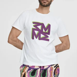 Lola Casademunt Camisetas Y Tops | Baño<Camiseta hombre BLANCO-ROJO