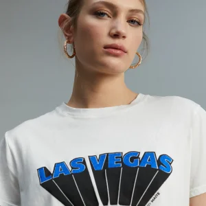Lola Casademunt Camisetas Y Tops<Camiseta Las Vegas BLANCO