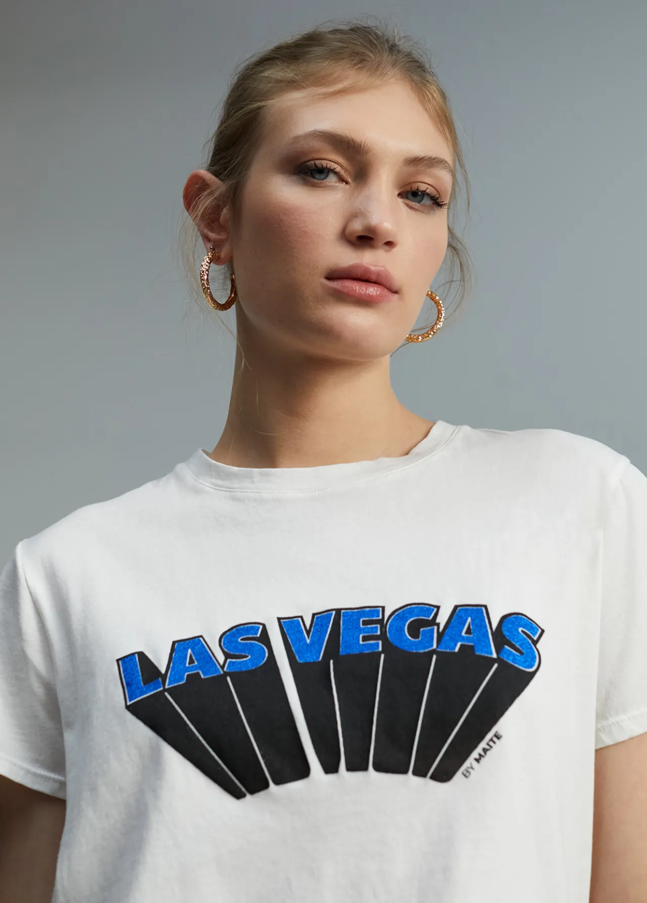 camiseta_las_vegas_0.webp Lola Casademunt Camisetas Y Tops<Camiseta Las Vegas BLANCO