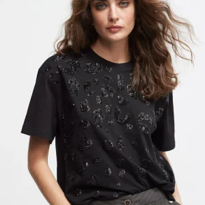 Lola Casademunt Camisetas Y Tops<Camiseta lentejuelas GRIS