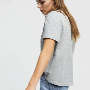 Lola Casademunt Camisetas Y Tops<Camiseta lentejuelas GRIS