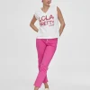 Lola Casademunt Camisetas Y Tops<Camiseta Lola Pretty BLANCO-ROSA