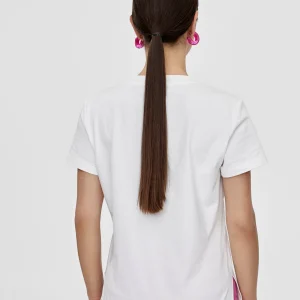Lola Casademunt Camisetas Y Tops<Camiseta Lola Pretty BLANCO-ROSA