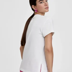 Lola Casademunt Camisetas Y Tops<Camiseta Lola Pretty BLANCO-ROSA