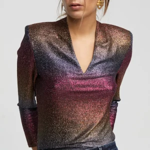 Lola Casademunt Camisetas Y Tops<Camiseta lúrex METAL-MULTICOLOR