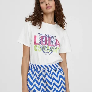Lola Casademunt Camisetas Y Tops<Camiseta tigre BLANCO-ROSA