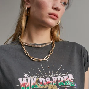 Lola Casademunt Camisetas Y Tops<Camiseta tigre desgastada GRISOSCURO
