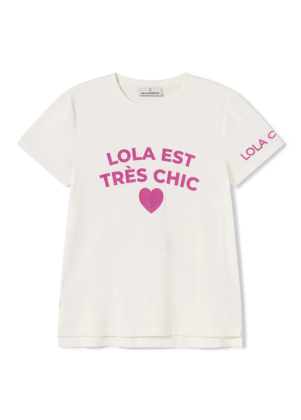 camiseta_trs_chic_1.webp Lola Casademunt Camisetas Y Tops<Camiseta Très Chic BLANCO