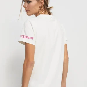 Lola Casademunt Camisetas Y Tops<Camiseta Très Chic BLANCO