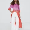 Lola Casademunt Camisas Y Blusas | Baño<Camisola larga tie dye AZULELECTRICO