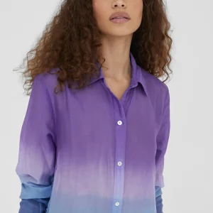Lola Casademunt Camisas Y Blusas | Baño<Camisola larga tie dye AZULELECTRICO