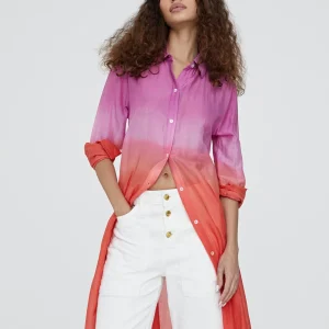 Lola Casademunt Camisas Y Blusas | Baño<Camisola larga tie dye AZULELECTRICO