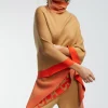 Lola Casademunt Otros Complementos | Punto<Capa de punto MARRON-NARANJA