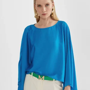Lola Casademunt Camisetas Y Tops | Camisas Y Blusas<Capa tipo blusa VERDE