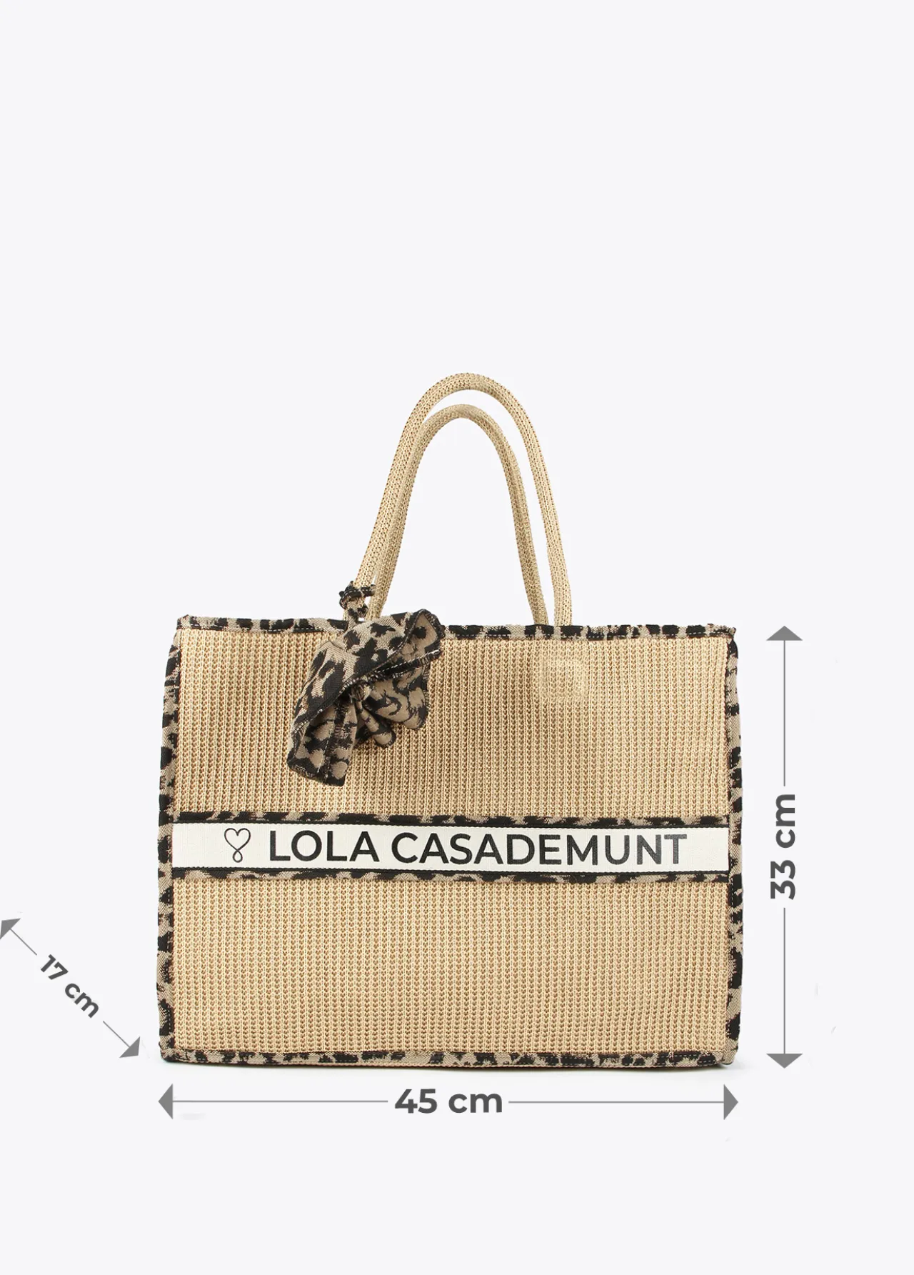 capazo_detalles_animal_print_6.webp Lola Casademunt Bolsos | Baño<Capazo detalles animal print MARRON-NEGRO