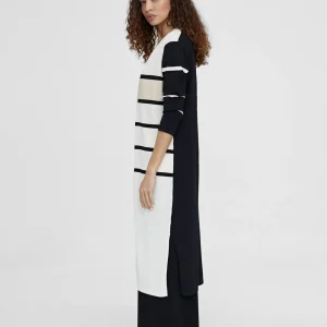 Lola Casademunt Chaquetas Y Gabardinas | Punto<Cardigan punto de rayas NEGRO-CRUDO