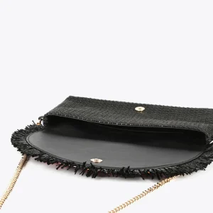 Lola Casademunt Bolsos<Cartera de mano con piedras de color NEGRO-ROSA