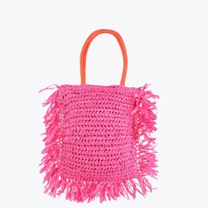 Lola Casademunt Bolsos | Baño<Cesto con logo a contraste AZULELECTRICO