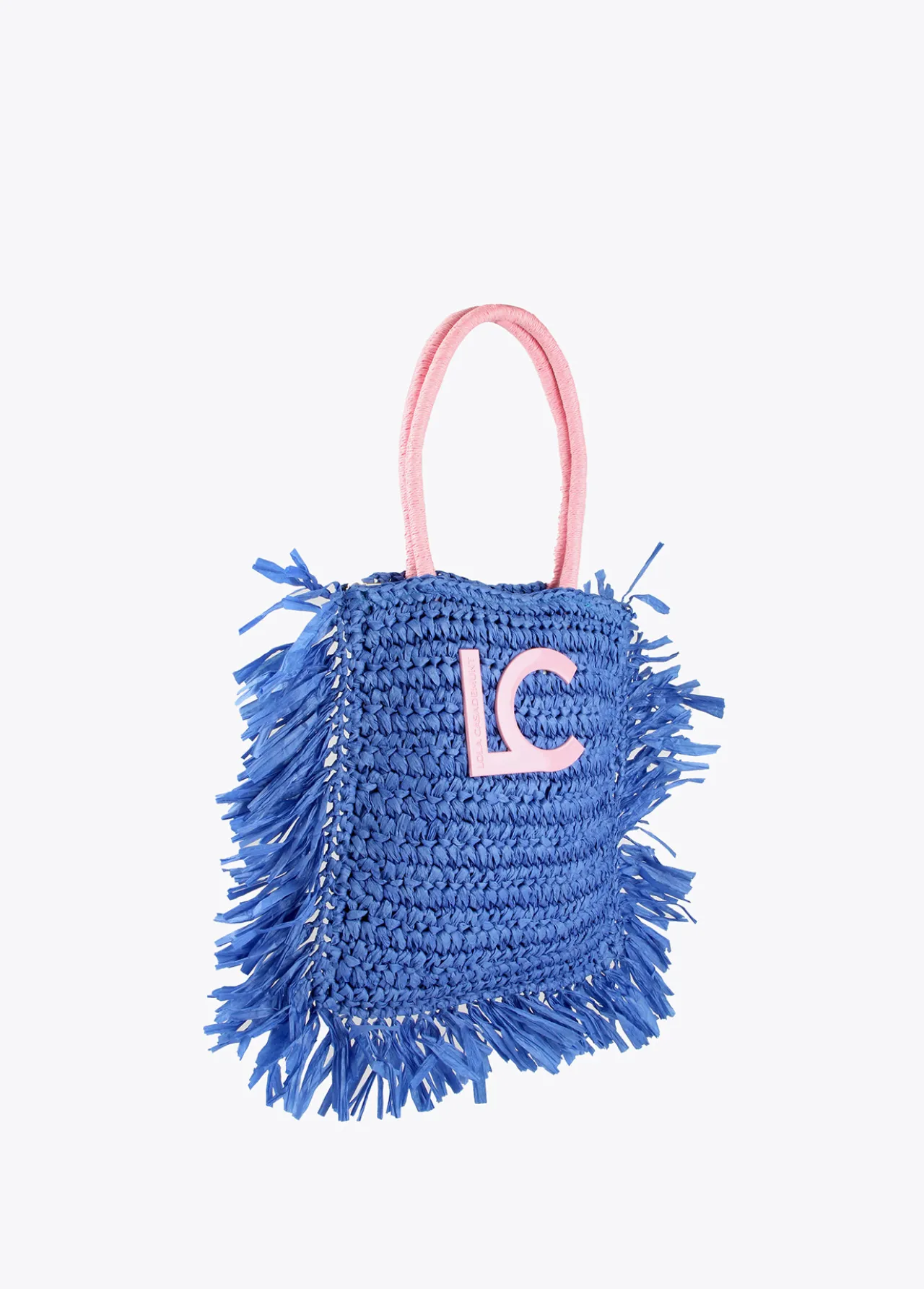 cesto_con_logo_a_contraste_4.webp Lola Casademunt Bolsos | Baño<Cesto con logo a contraste AZULELECTRICO