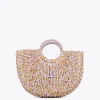 Lola Casademunt Bolsos | Baño<Cesto efecto ráfia MARRON-NEGRO