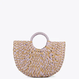 Lola Casademunt Bolsos | Baño<Cesto efecto ráfia MARRON-NEGRO