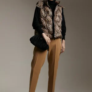 Lola Casademunt Animal Print | Chalecos<Chaleco acolchado animal print FUCSIA