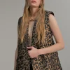 Lola Casademunt Animal Print | Chalecos<Chaleco animal print NEGRO-MARRON