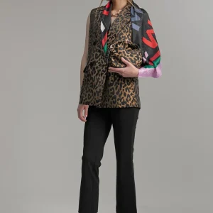 Lola Casademunt Animal Print | Chalecos<Chaleco animal print NEGRO-MARRON