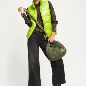 Lola Casademunt Chalecos<Chaleco corto acolchado PISTACHO