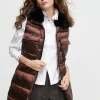 Lola Casademunt Chalecos<Chaleco cuello pelo COBRE