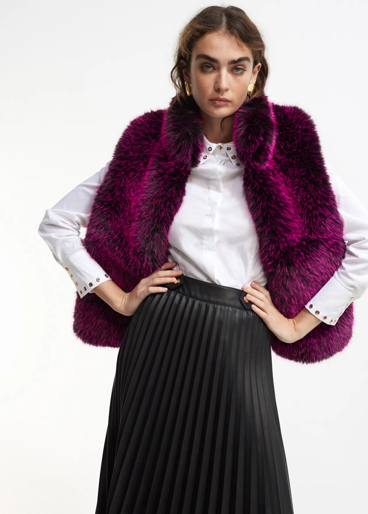 chaleco_de_pelo_2.webp Lola Casademunt Chalecos<Chaleco de pelo ROSA